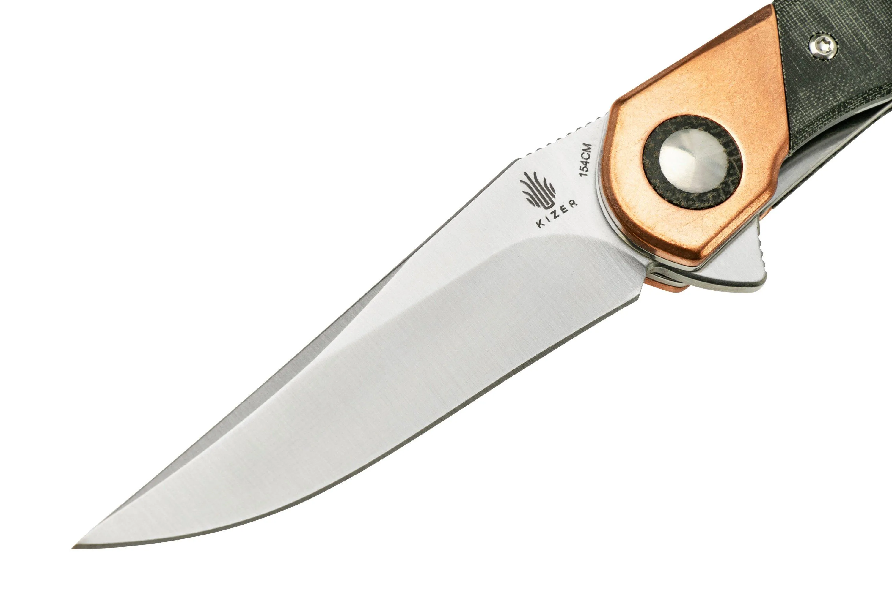Kizer Comet V3614C3 Copper & Grey Micarta, navaja