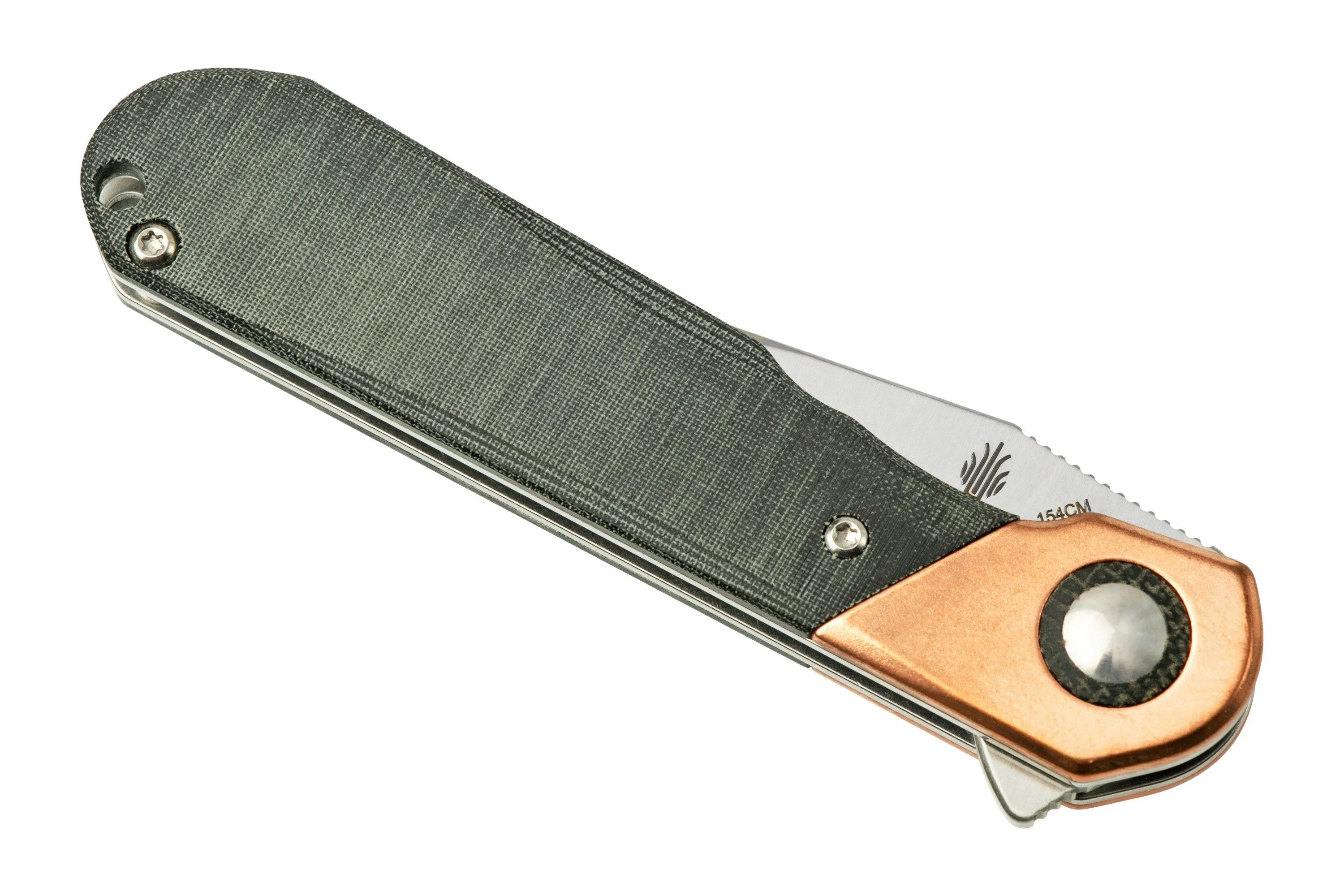 Kizer Comet V3614C3 Copper & Grey Micarta, navaja