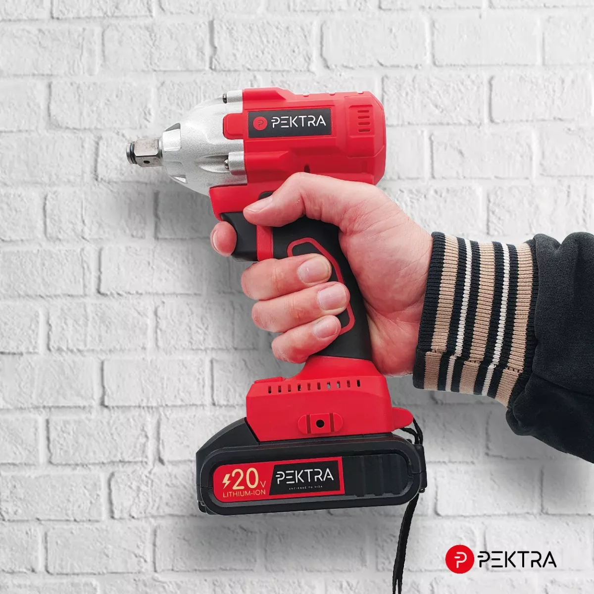 Llave De Impacto Brushless 20v 1/2 PuLG Pektra Inalambrica