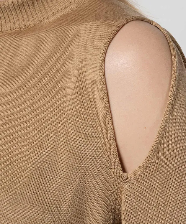 Max Mara Sportmax Beige Holiday longsleeve made of wool