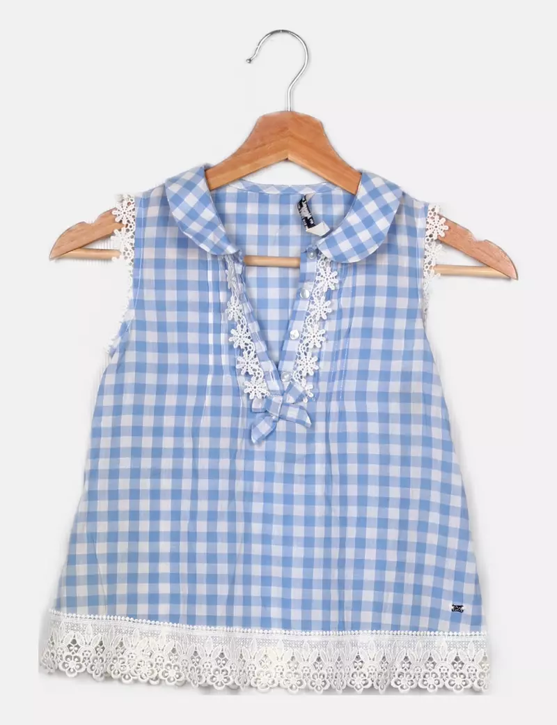 Mayoral Conjunto cuadro vichy azul