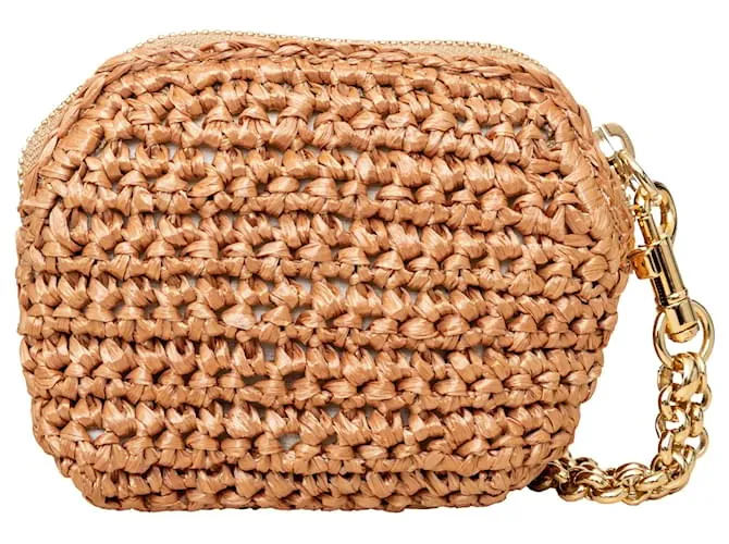 Monedero Dolce & Gabbana con llavero Beige 