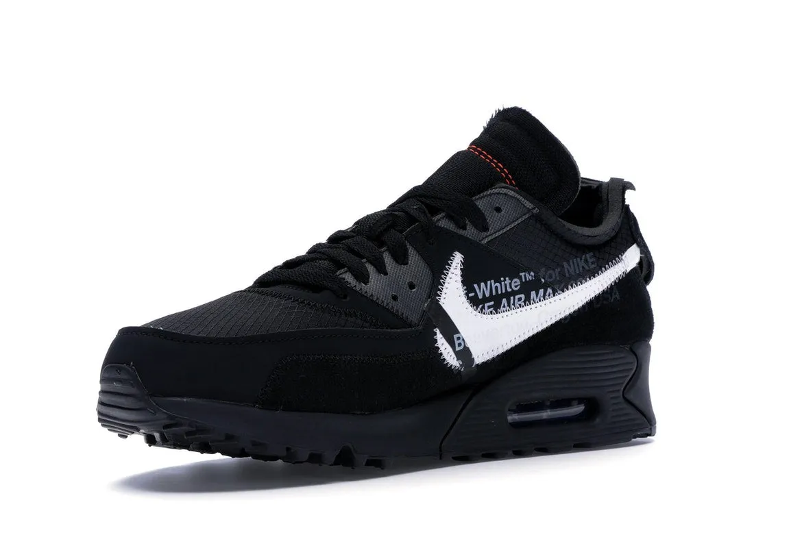 NIKE AIR MAX 90 OFFWHITE BLACK