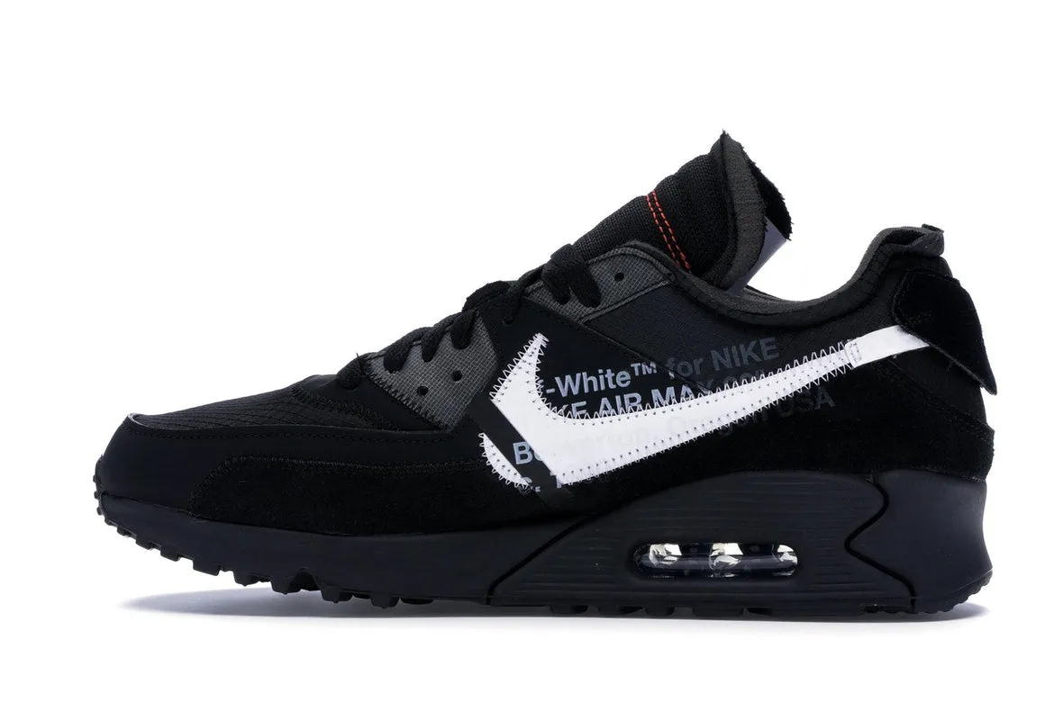 NIKE AIR MAX 90 OFFWHITE BLACK
