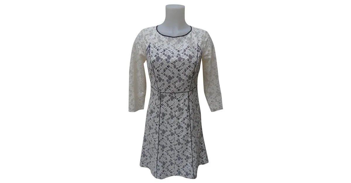 Nina Ricci Vestidos Crudo 