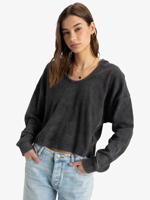 NOTICE ME  SUDADERA LIGERA CON CAPUCHA PARA MUJER