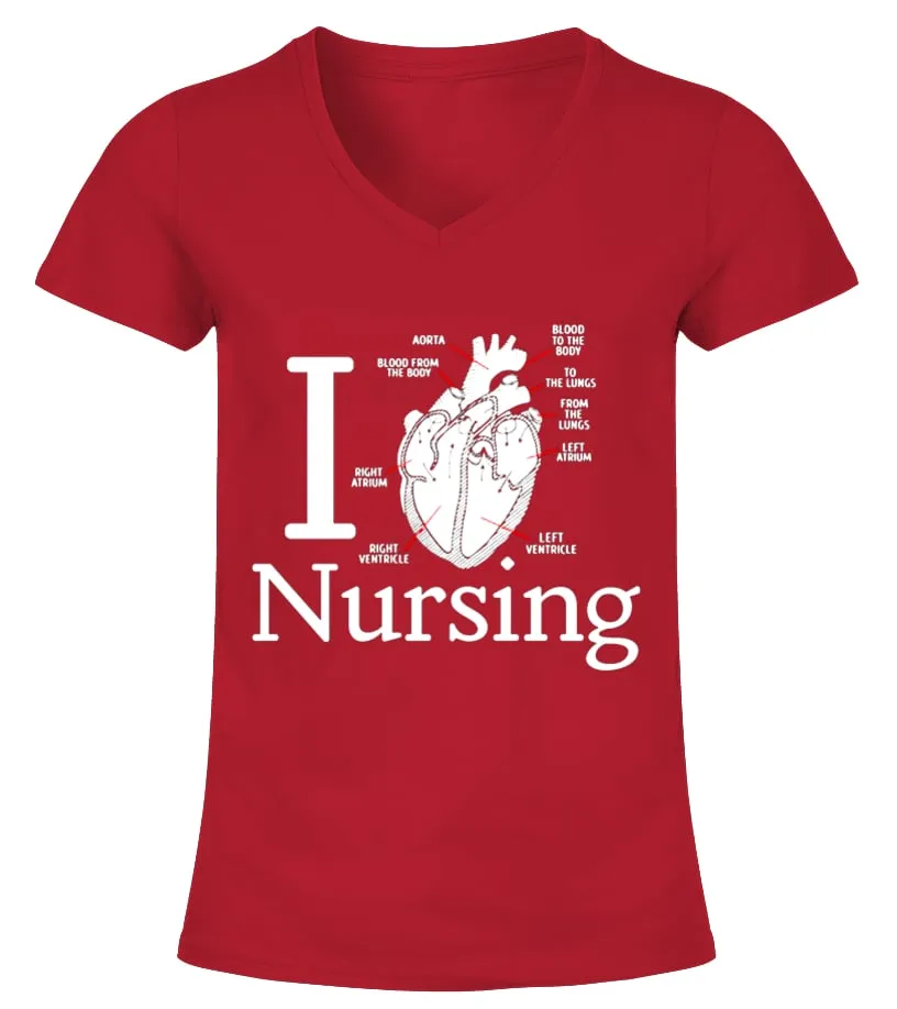 Nurse Tshirt Camiseta cuello pico Mujer