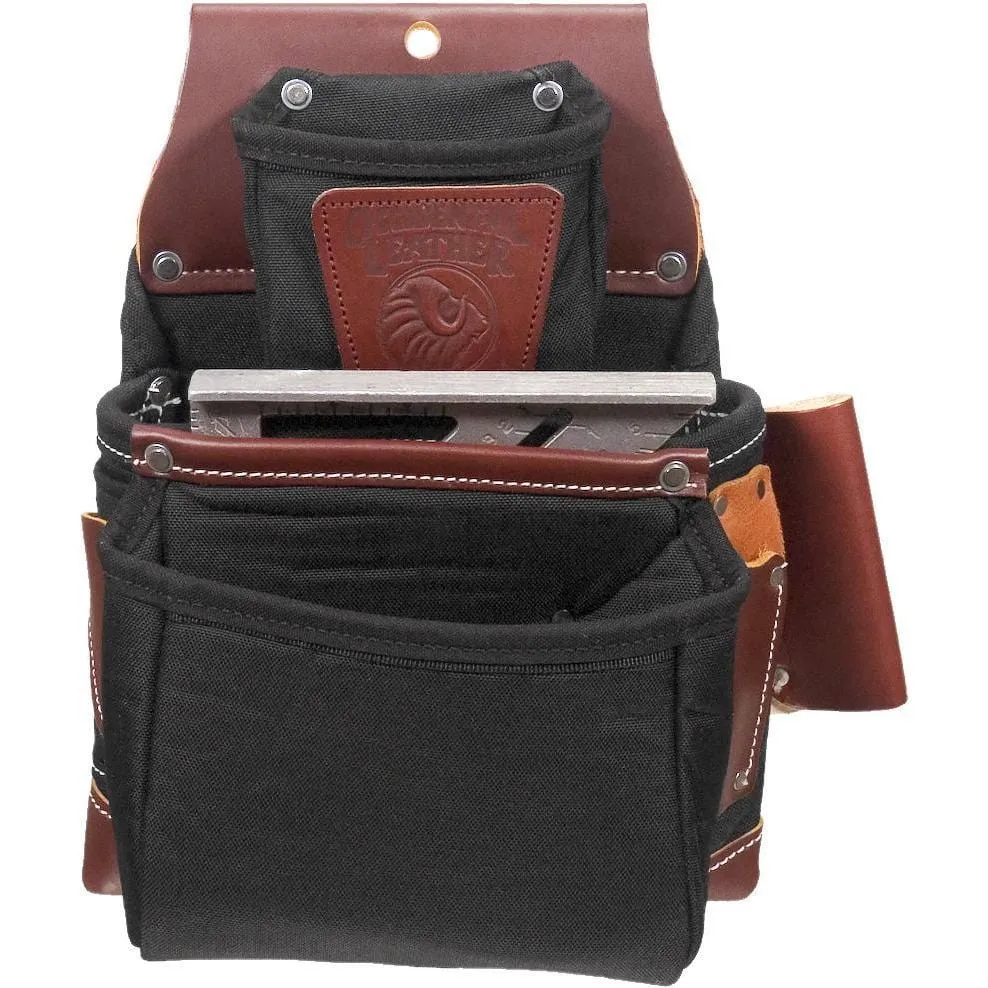 OCCIDENTAL LEATHER TOOLBELTS | B8060  BLACK OXY LIGHTS™ 3 POUCH FASTENER POUCH