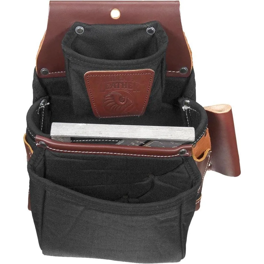 OCCIDENTAL LEATHER TOOLBELTS | B8060  BLACK OXY LIGHTS™ 3 POUCH FASTENER POUCH