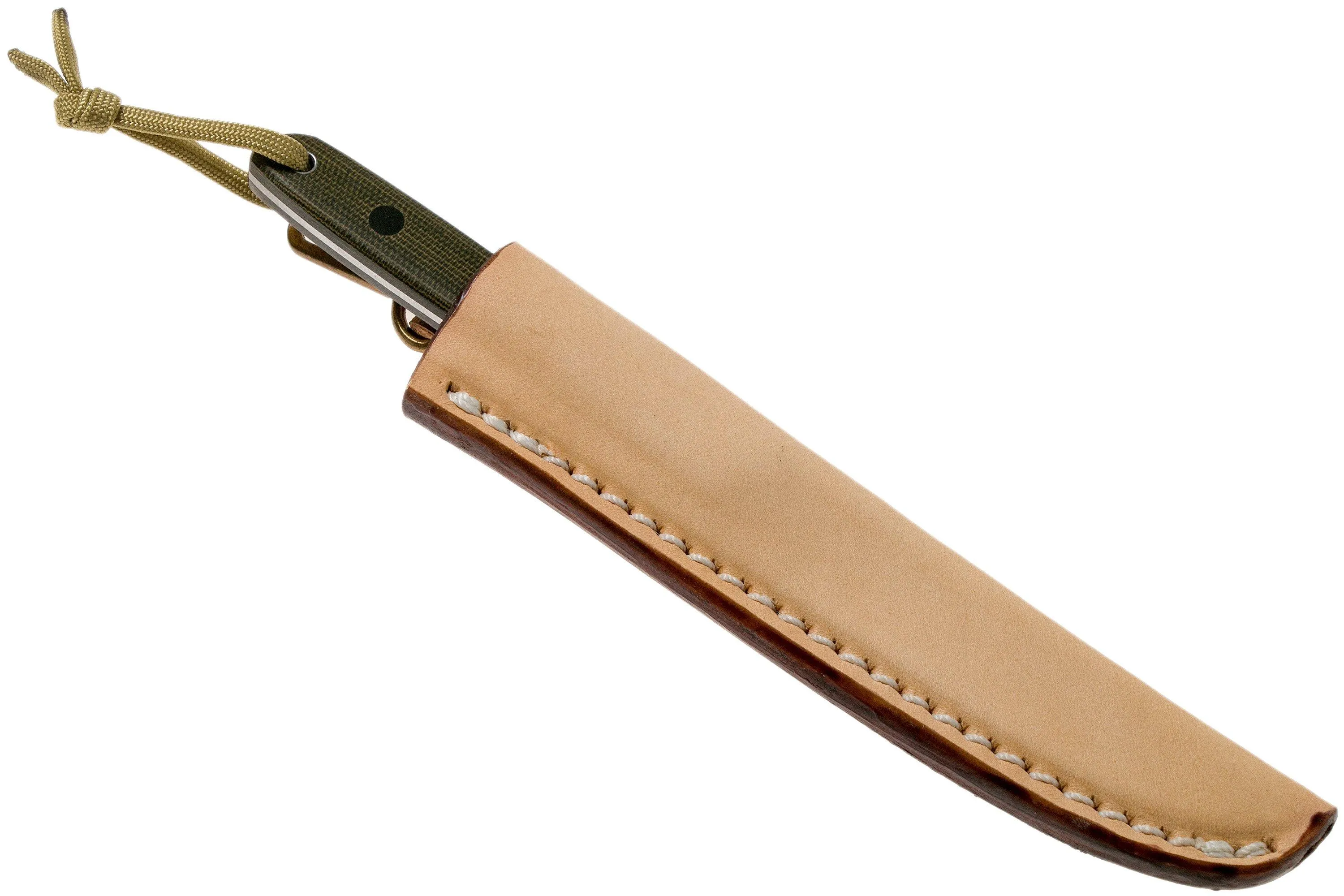 Ohta OFB SS 90 Green Canvas Micarta cuchillo fijo