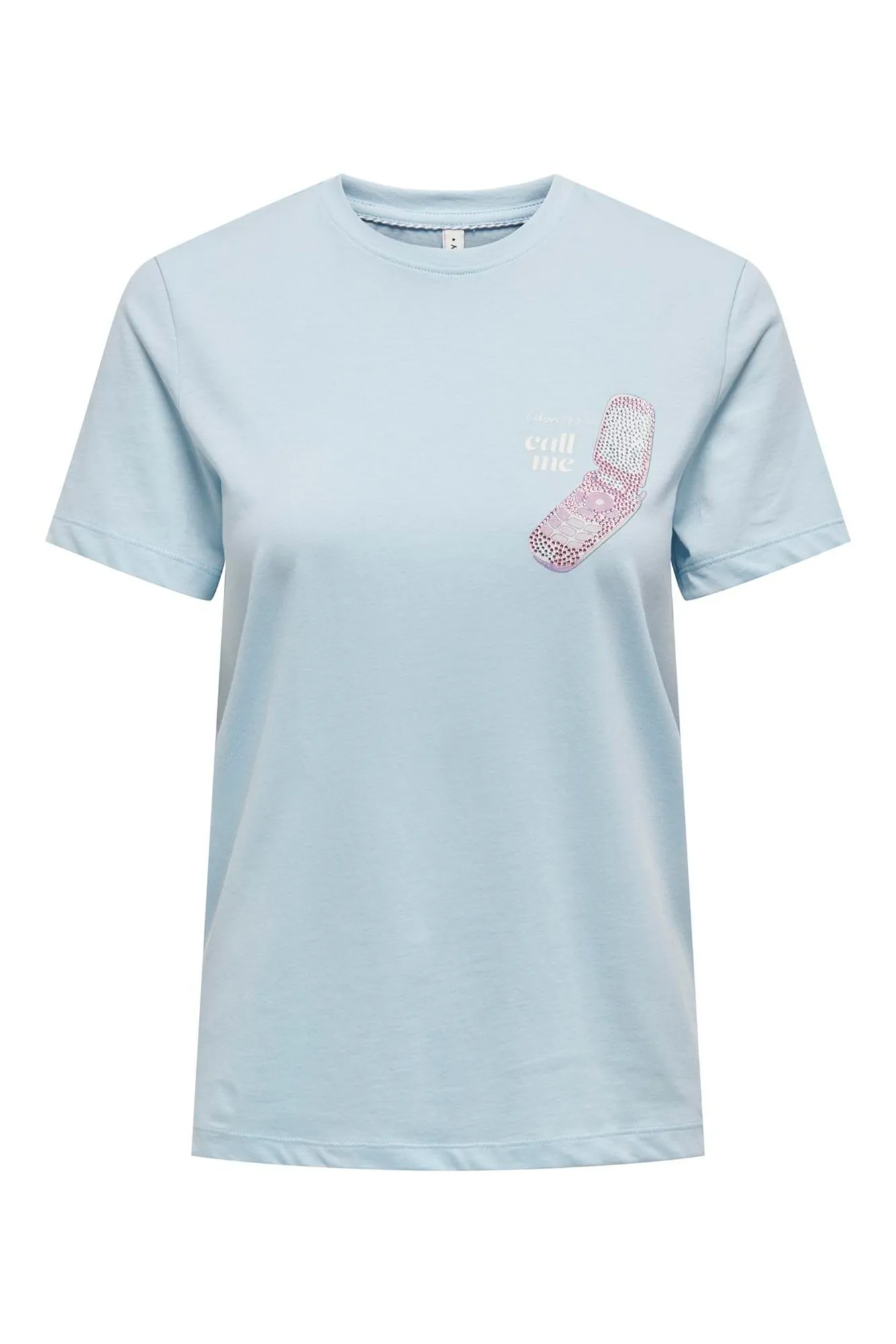 Only Camiseta de manga corta con dibujo frontal