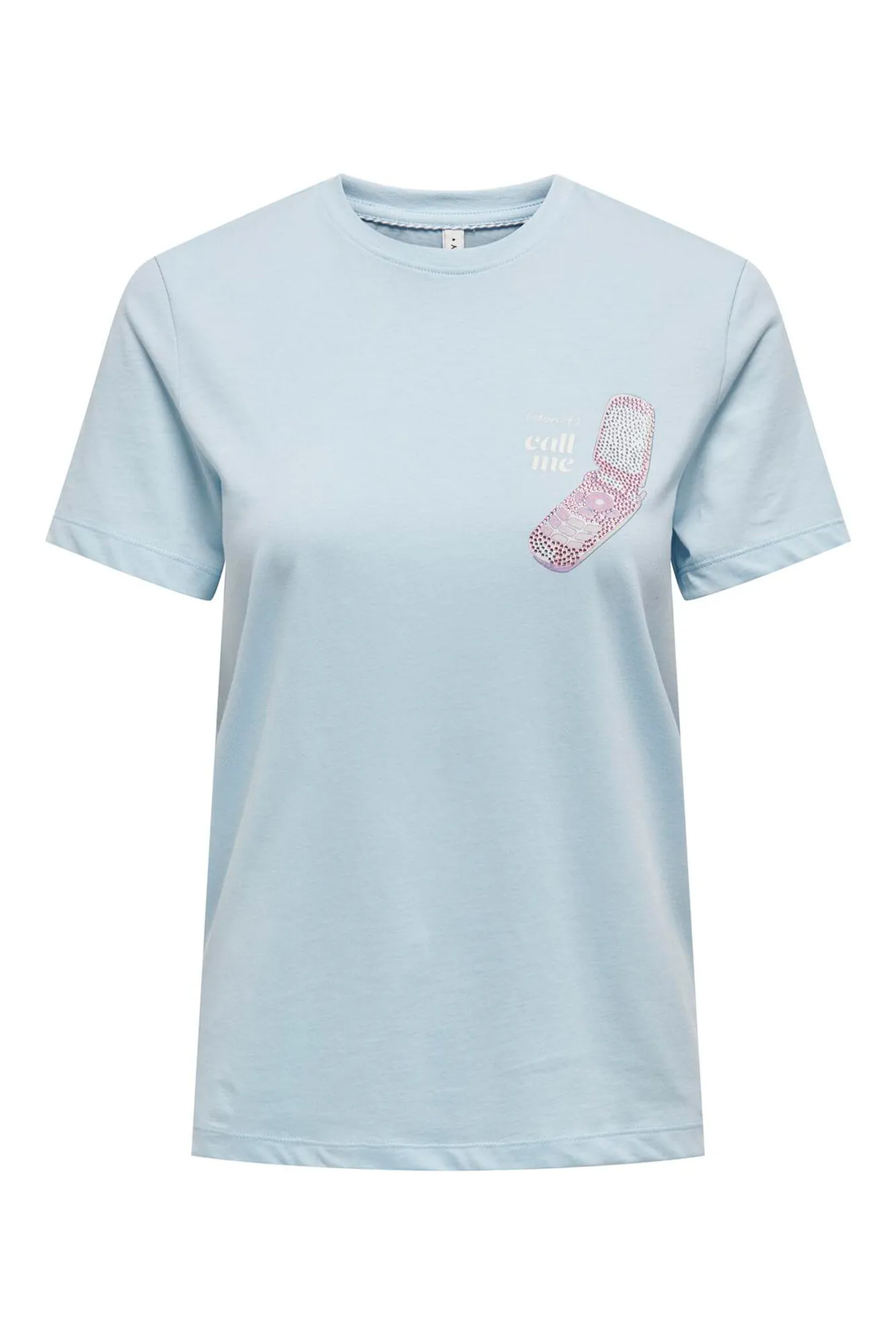 Only Camiseta de manga corta con dibujo frontal