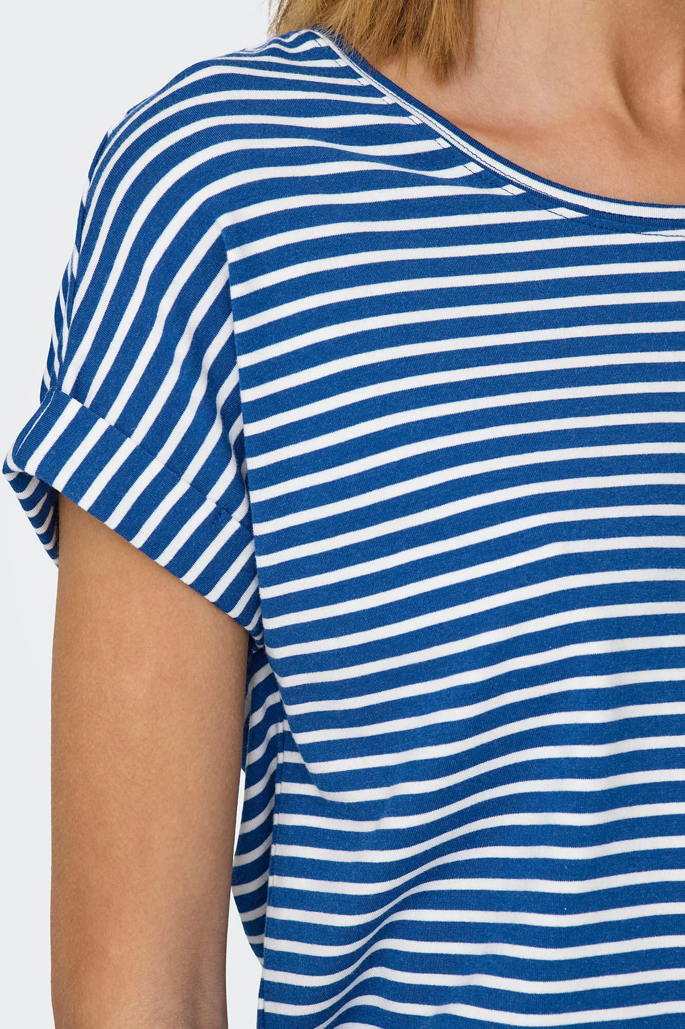 Only Camiseta manga corta rayas cuello redondo