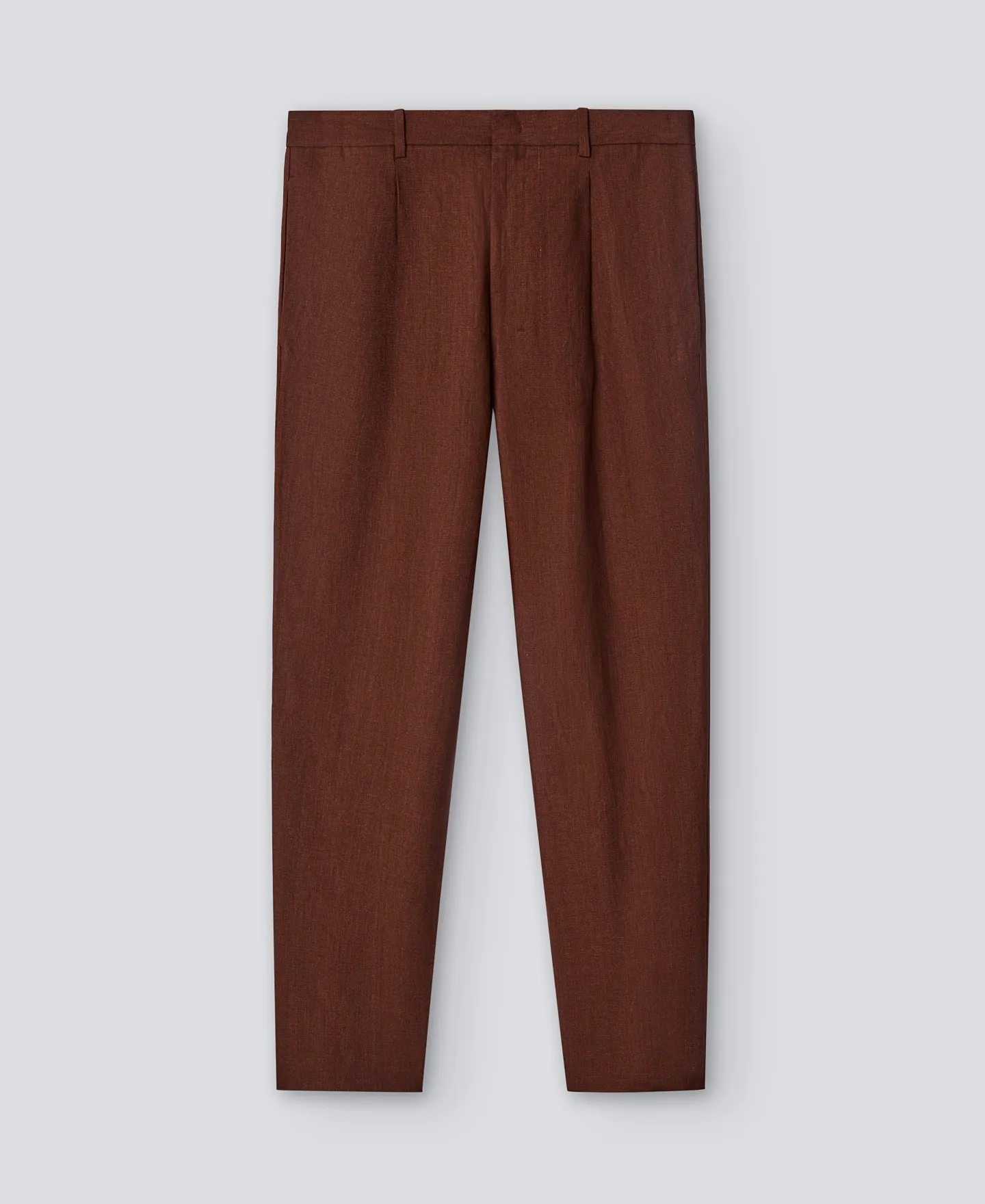 Pantalón sastre marrón hombre