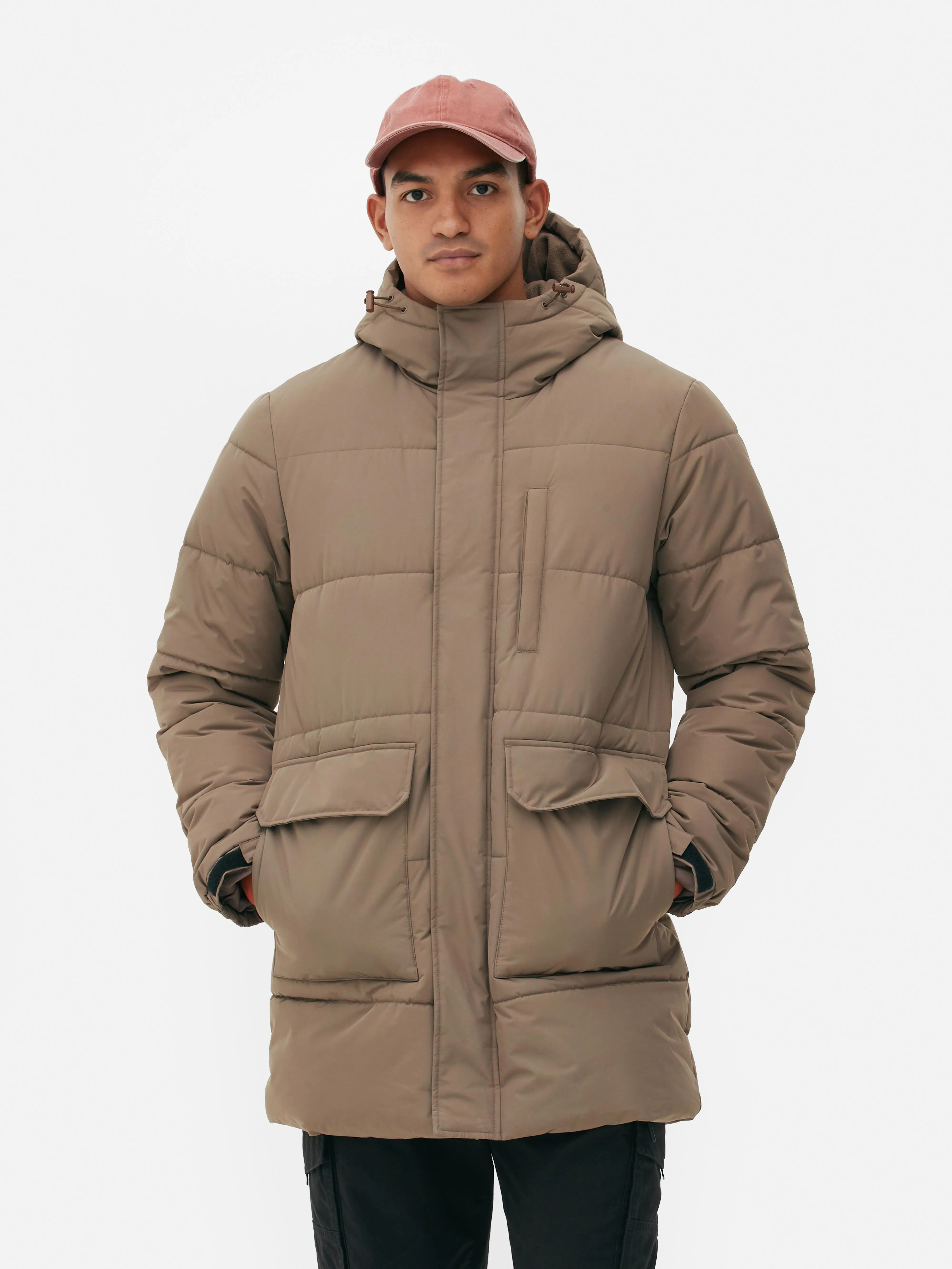 Parka acolchada con capucha
