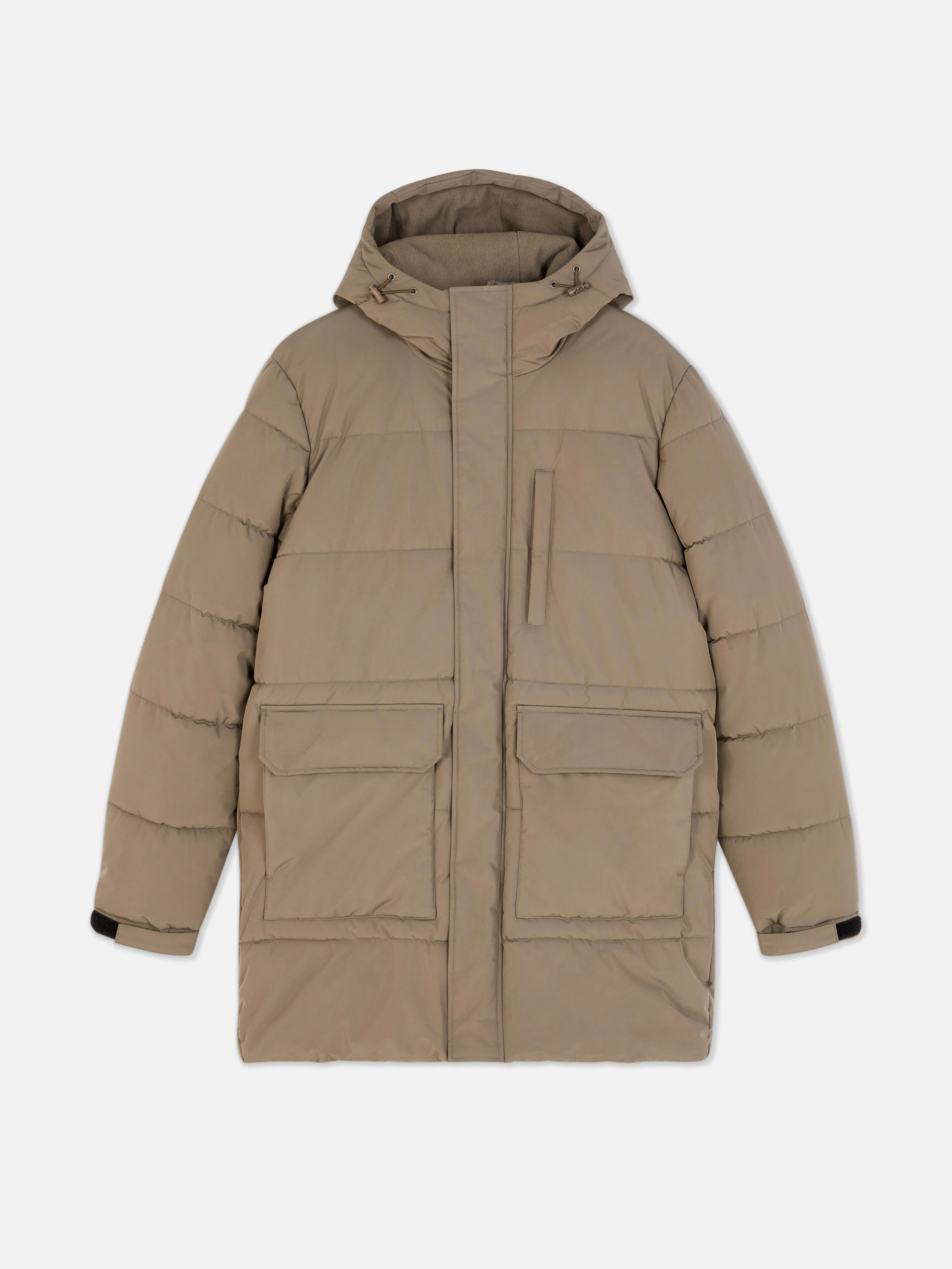 Parka acolchada con capucha