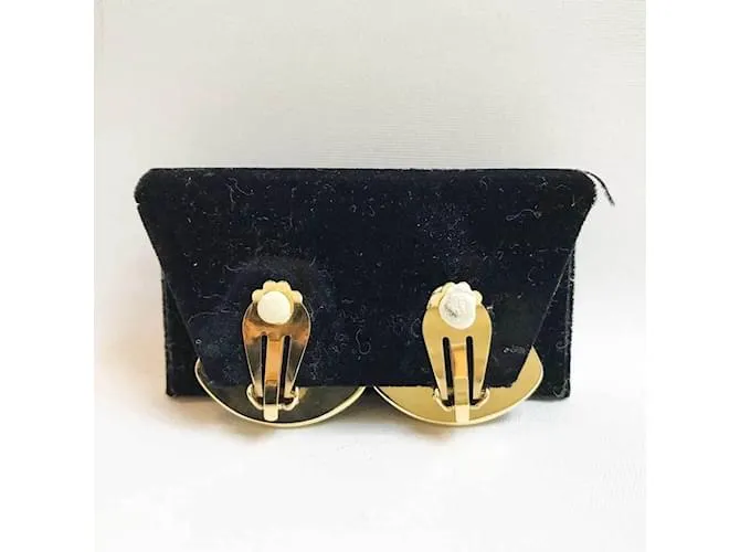 Pendientes de clip de esmalte cloisonné de Hermès 