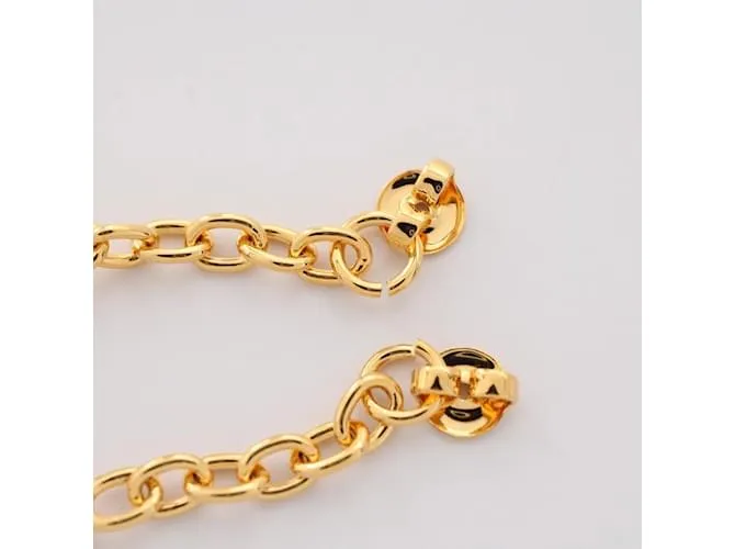 PENDIENTES DE STUD MULTIENCANTO CHAPADOS EN ORO MARNI DORADO 