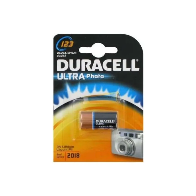 Pila alcalina Duracell Ultra 123