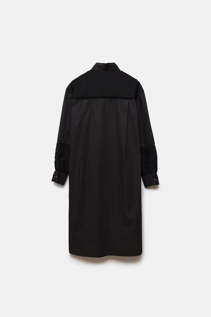 POMANDÈRE VESTIDO CAMISERO NEGRO