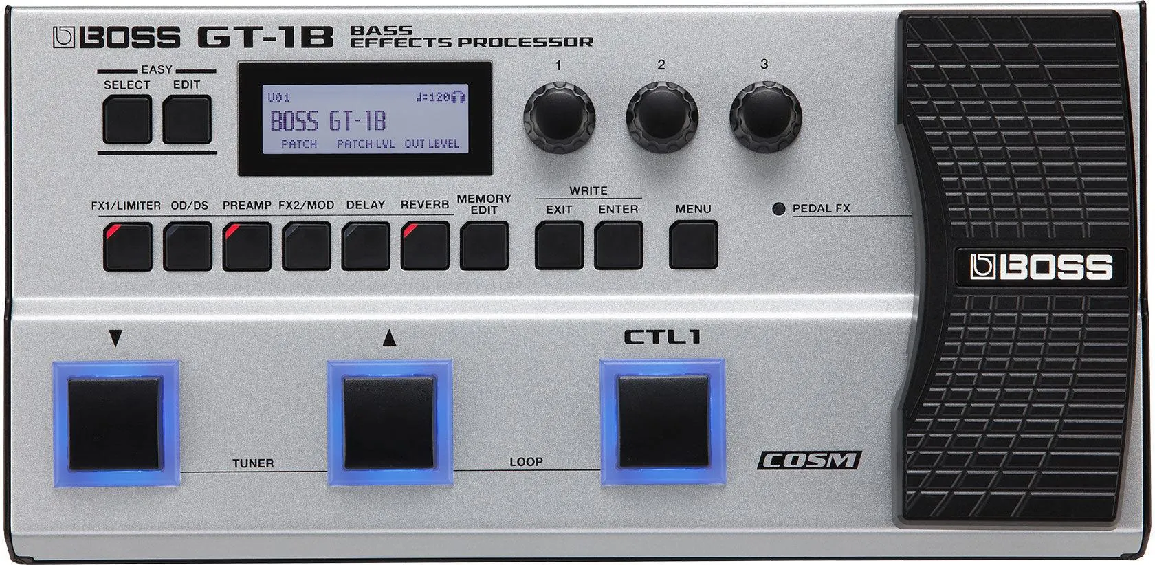 PROCESADOR DE EFECTOS BOSS GT1B BAJO 