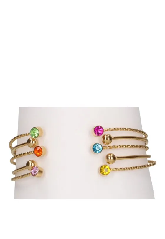 Pulsera caña brazalete Luna Collection cdg00118lf oro