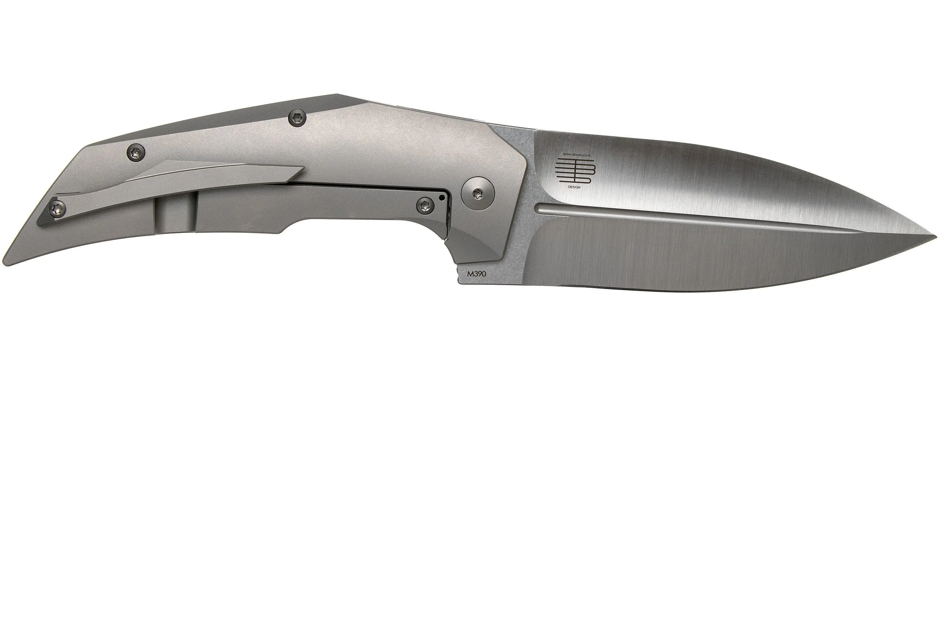 Reate T4000 Brown Micarta navaja, Tashi Bharucha Design