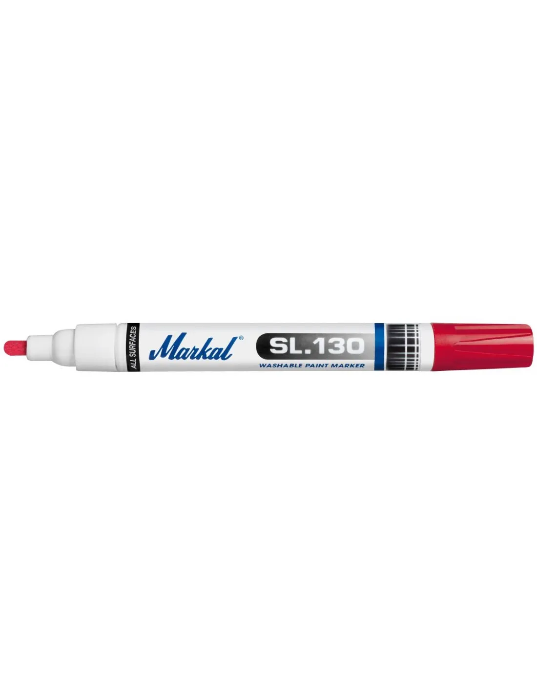 Rotulador Indust. Bombeo "SL130". De tiza. Borrable  BLANCO