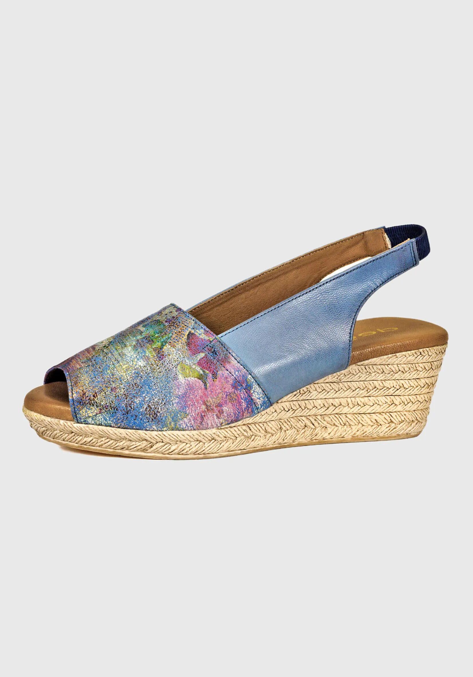 Sandalia Cuero Susanne Azul