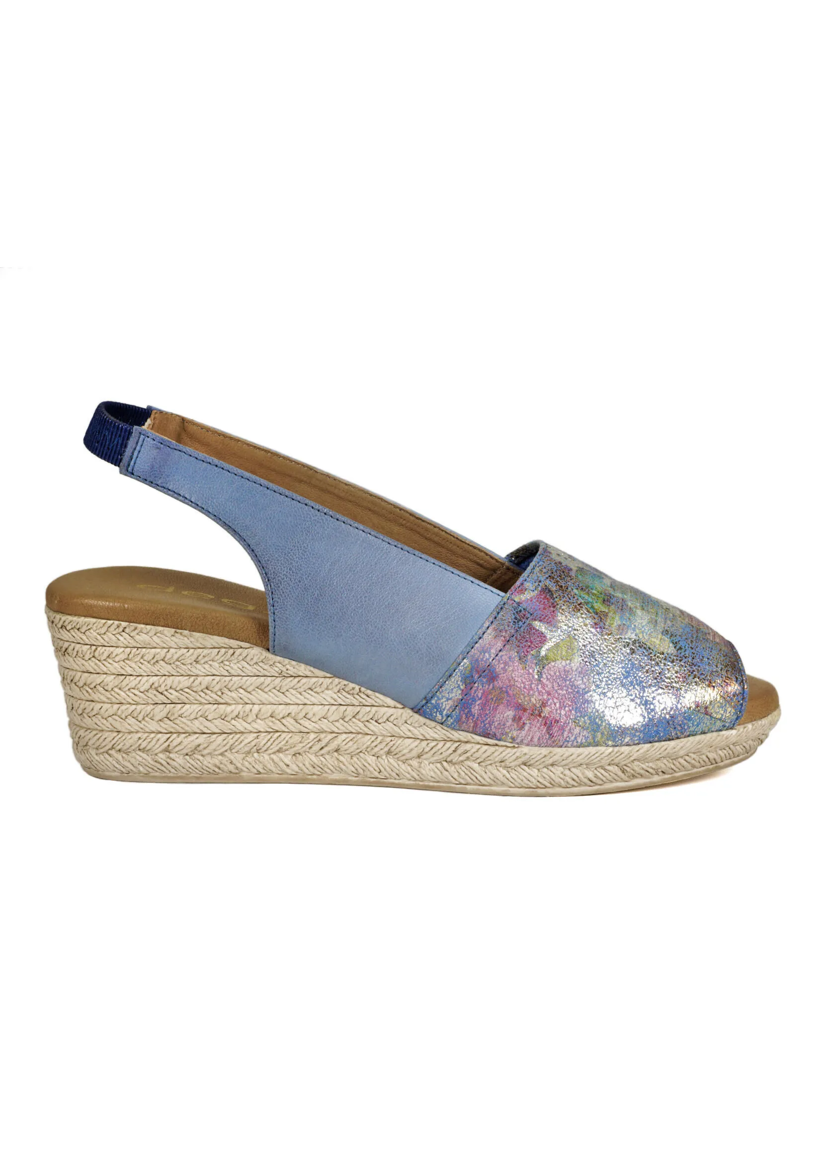 Sandalia Cuero Susanne Azul