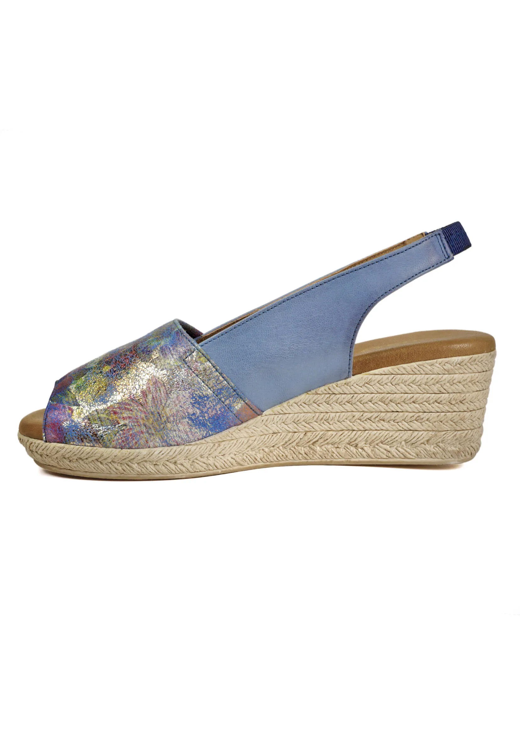 Sandalia Cuero Susanne Azul