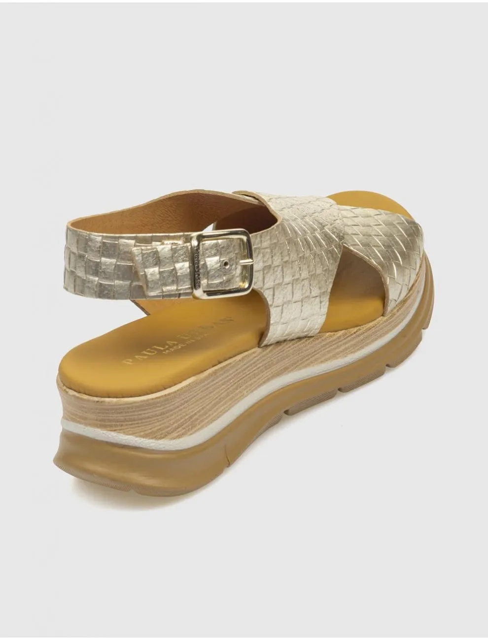 SANDALIA PAULA URBAN 24651 PLATINO