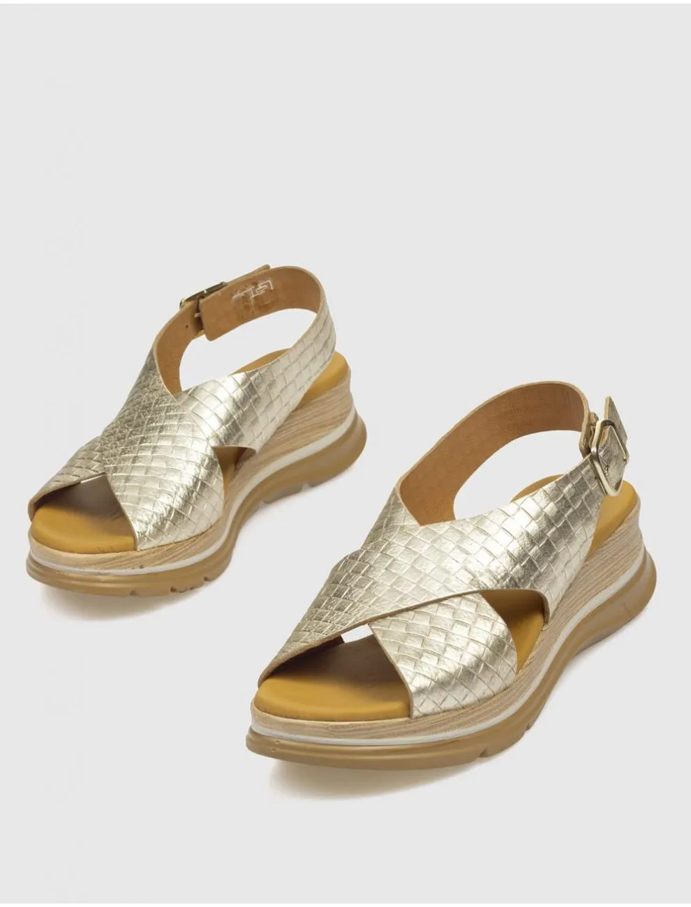 SANDALIA PAULA URBAN 24651 PLATINO