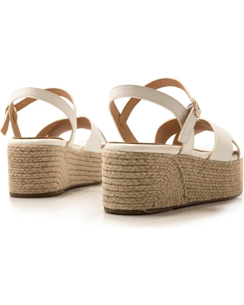 Sandalias de Mujer MTNG SANDALIAS DE BLOQUE DE MUJER 51924 SANDALIAS DE MUJER BLANCO