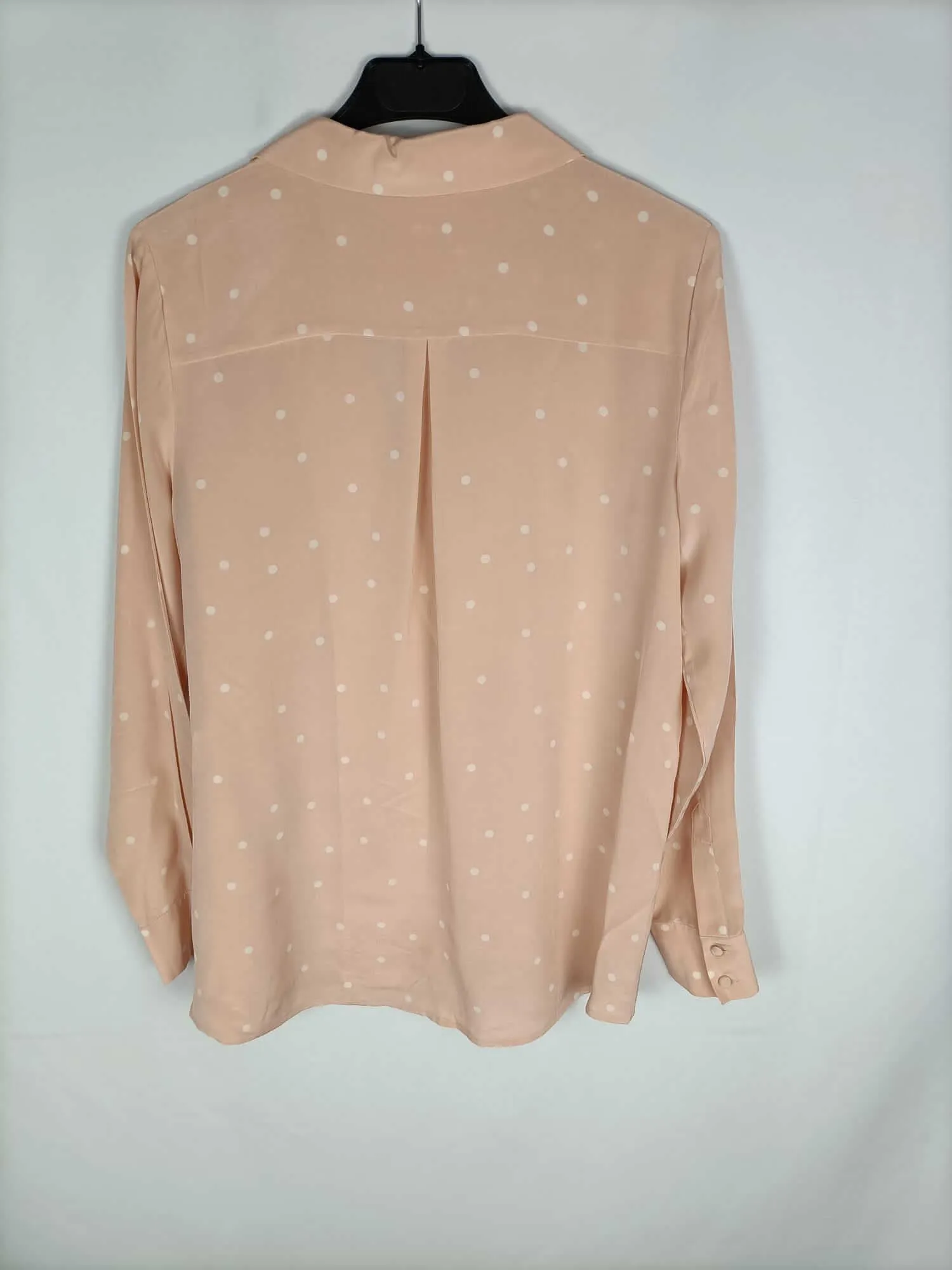 SEZANE. Camisa rosa lunares T. 38