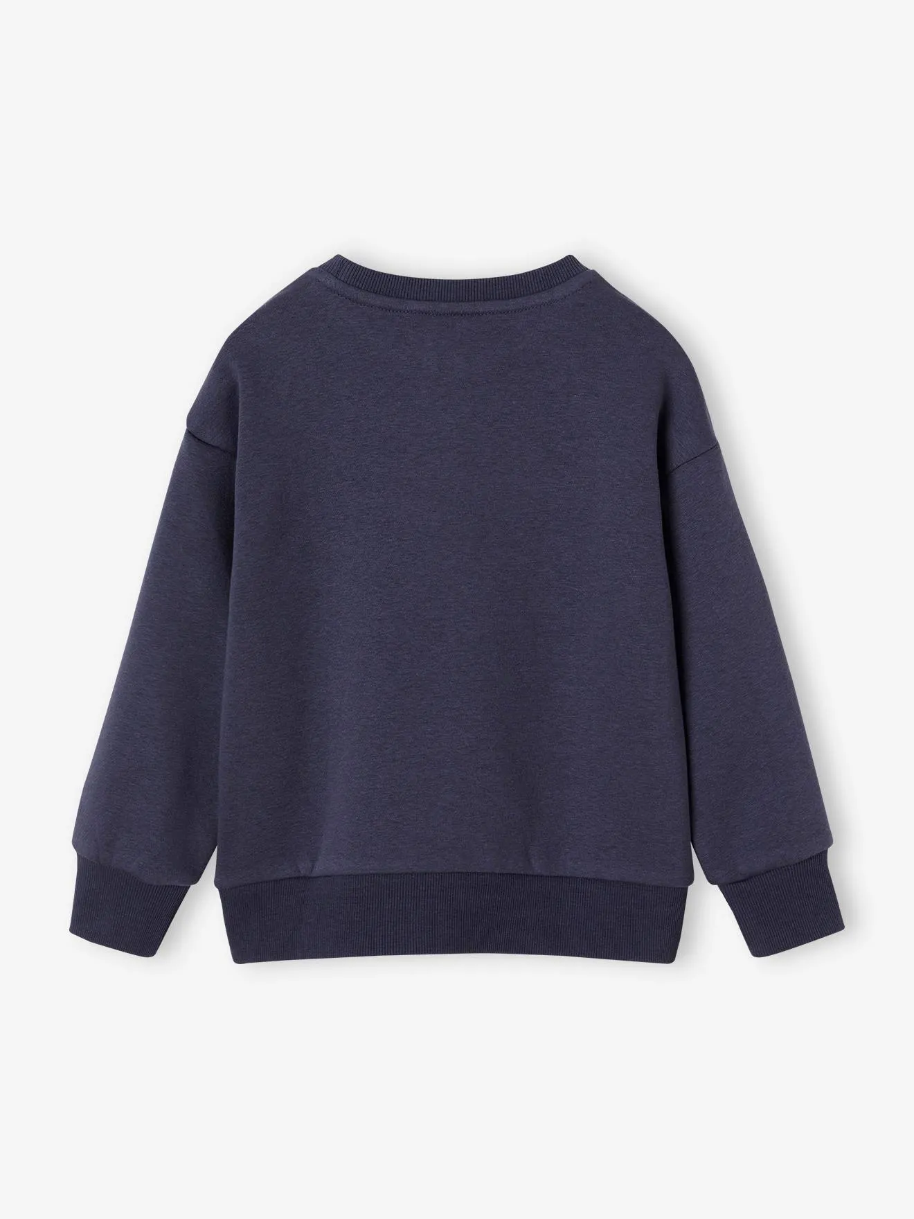 Sudadera con mensaje de tinta en relieve para niño