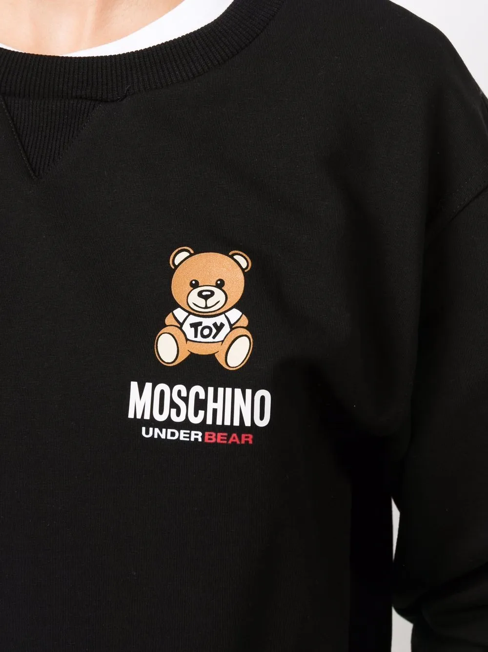 SUDADERA TEDDY NEGRA