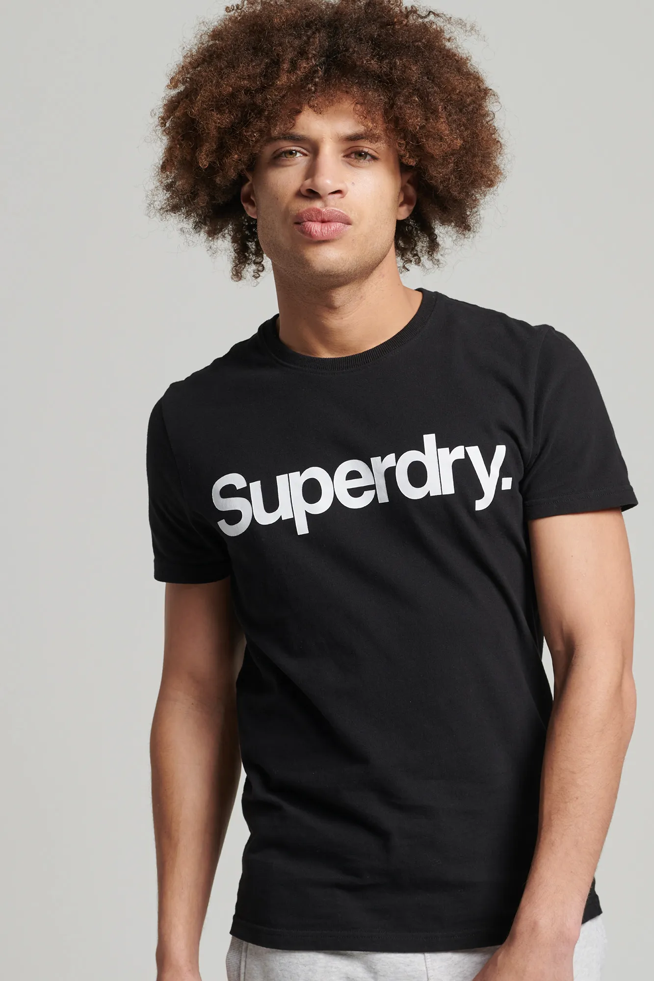 Superdry Camiseta de algodón orgánico con logotipo Core