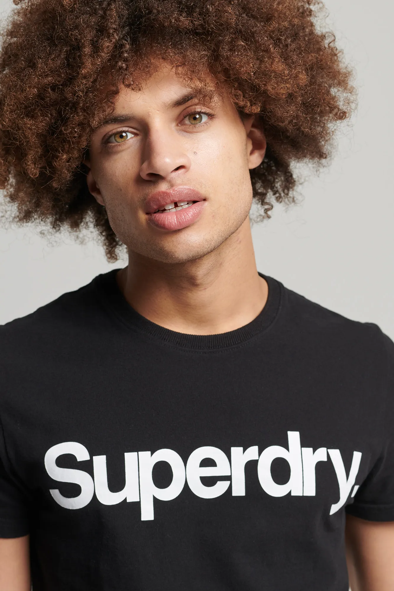 Superdry Camiseta de algodón orgánico con logotipo Core