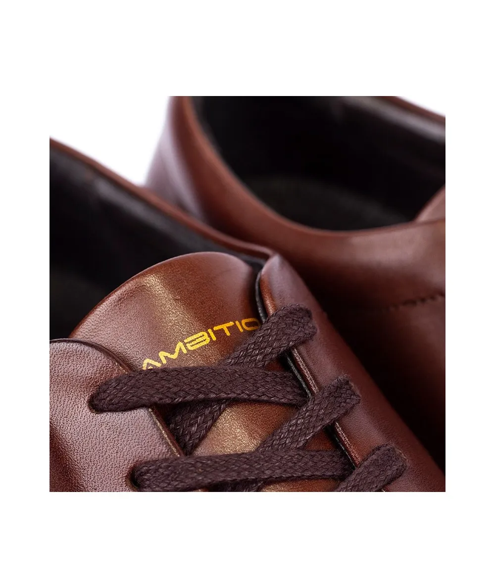 TENIS CASUALES 100% CUERO GENUINO CA10184AM