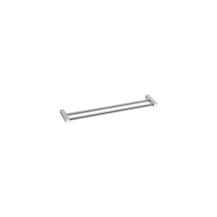 Toallero doble Cosmic Metric 50 cm cromo