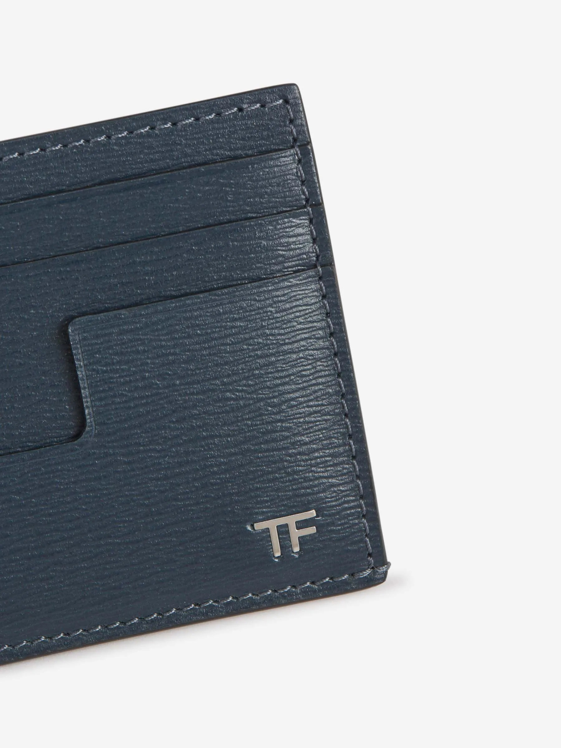 Tom Ford Tarjetero Piel Logo