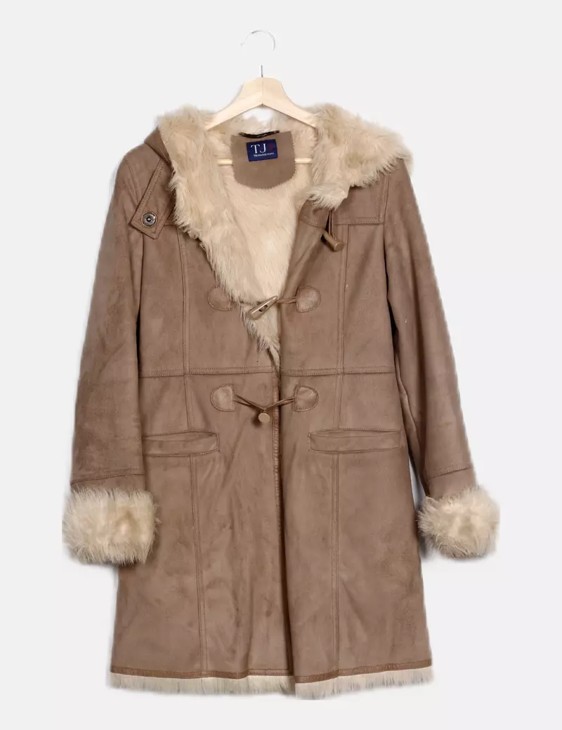 Trussardi jeans Trenca beige básica