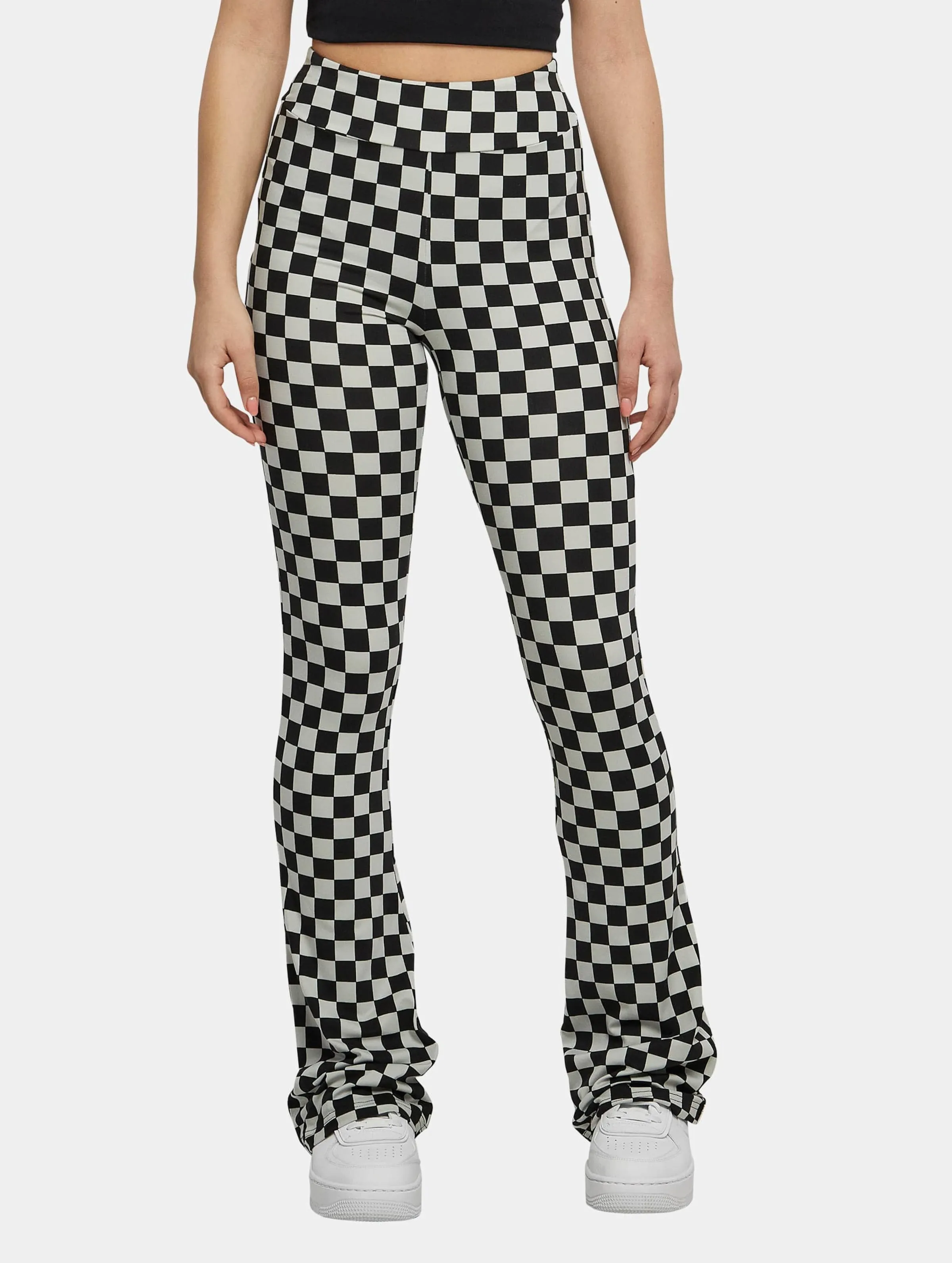 Urban Classics Urban Classics Checked Boot Cut Legging