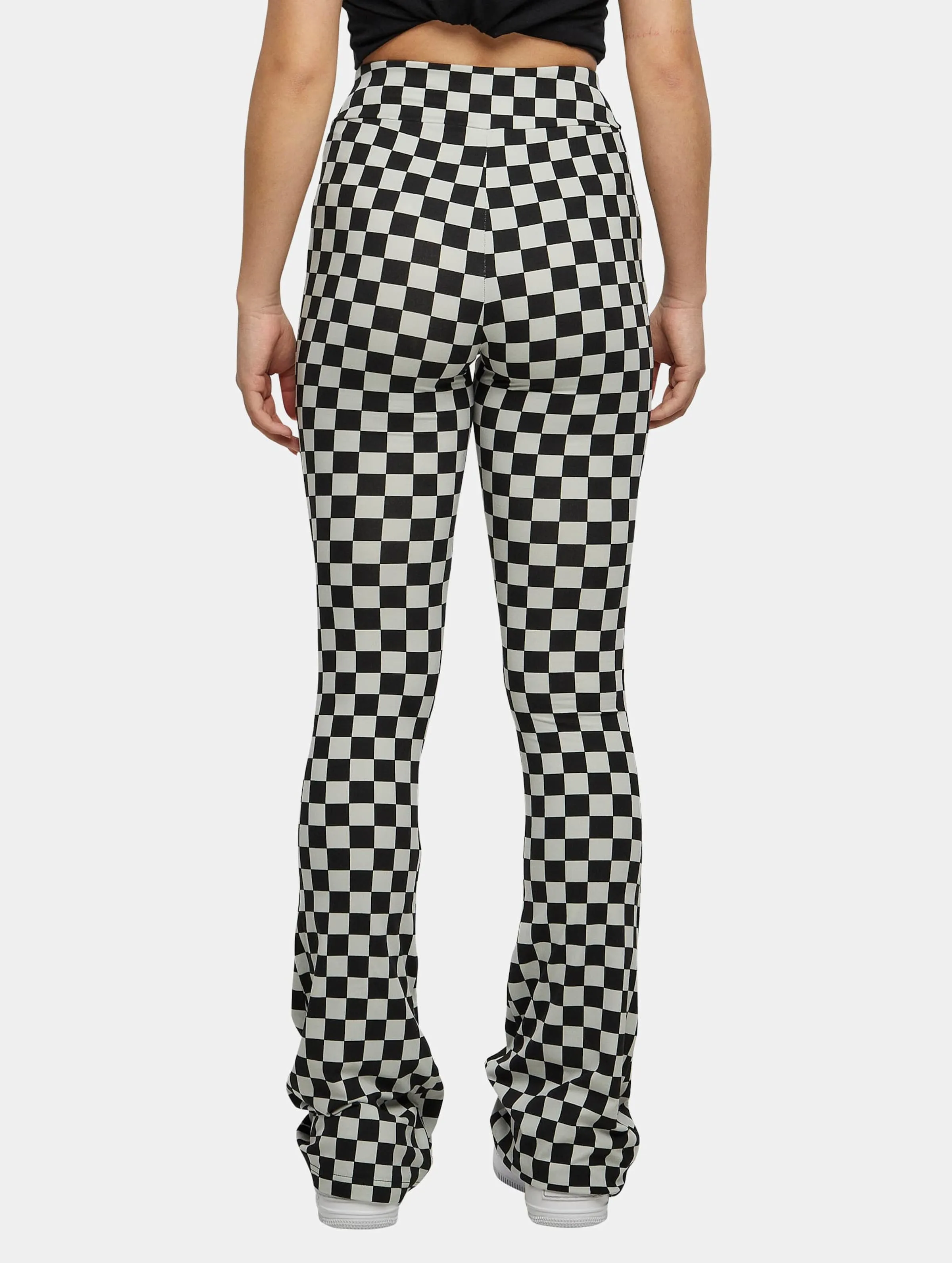 Urban Classics Urban Classics Checked Boot Cut Legging