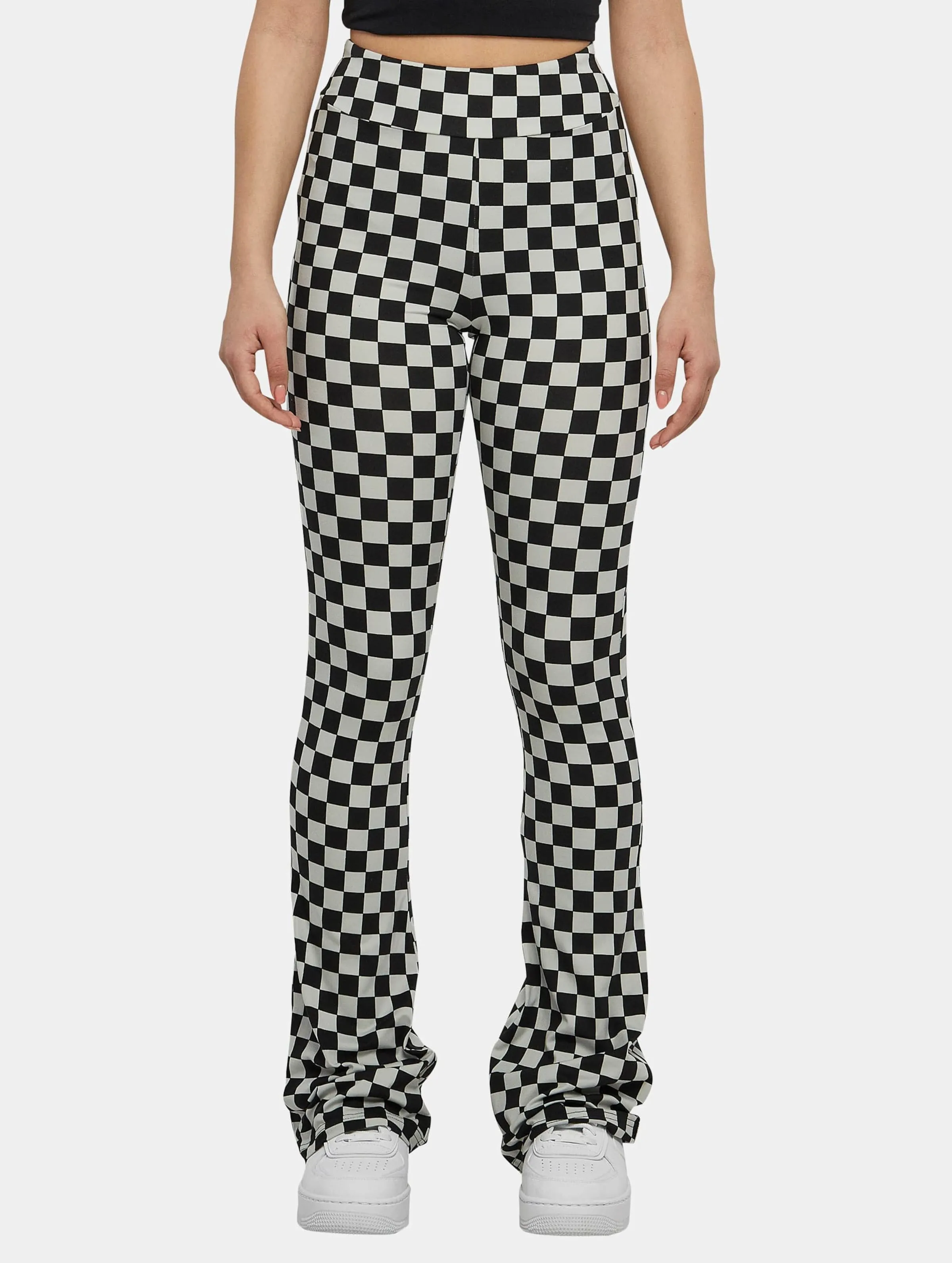 Urban Classics Urban Classics Checked Boot Cut Legging