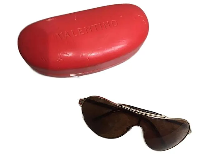 VALENTINO GARAVANI Gafas de sol T.  el plastico Dorado 