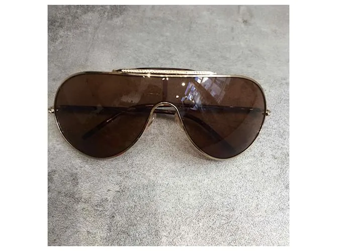 VALENTINO GARAVANI Gafas de sol T.  el plastico Dorado 