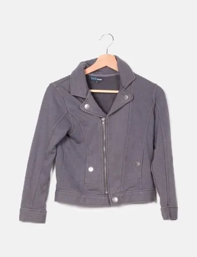 Ycc Chaqueta gris básica