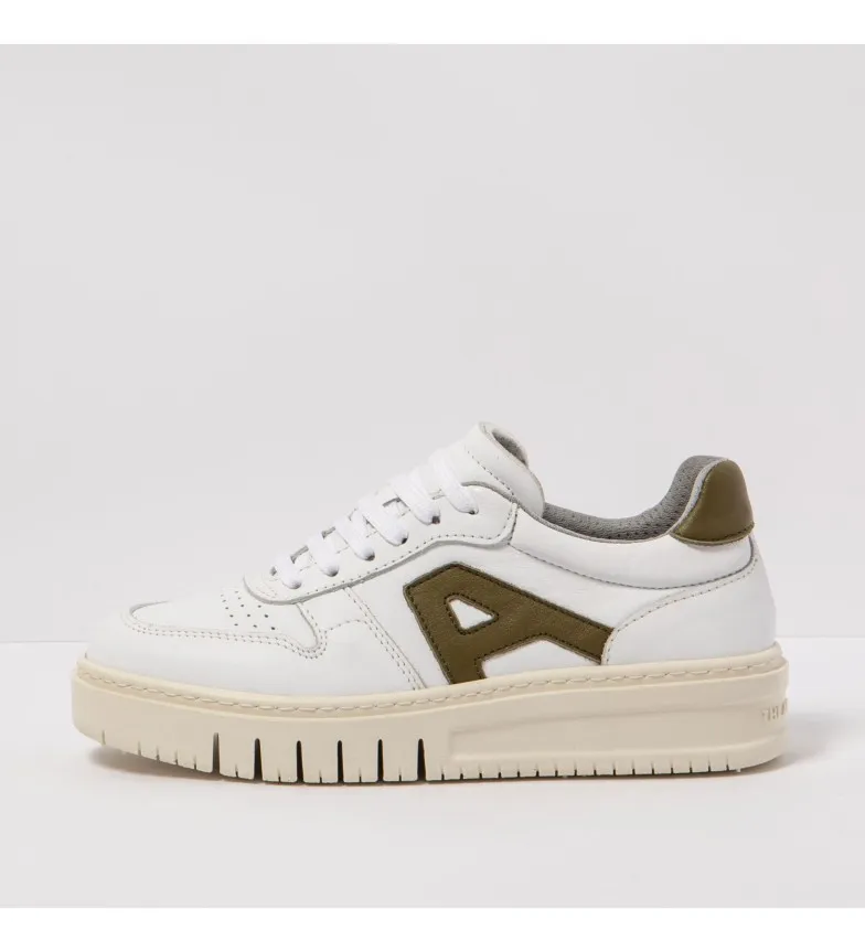 Zapatillas de Piel 1777 Belleville blanco